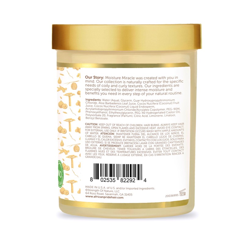 African Pride Moisture Miracle Pre-Shampoo Hair Detangler with Aloe &