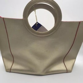 Taylor NEW Elizabeth Taylor White Diamonds Gold Tote Bag