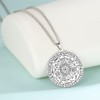 VASSAGO Stainless Steel Seal of The 7 Archangels Pendant Necklace