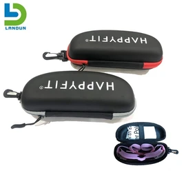 Frosted Waterproof Large Swimming Goggles Case lf676 One Size / 18 * 7.6 cm Red Zipper 10ea