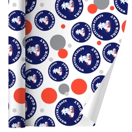 GRAPHICS & MORE Whatever Floats Your Goat Boat Funny Humor Gift Wrap Wrapping Paper Roll