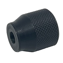 Short Stubby Knob for Dewalt DW735 & DW735X Lunchbox Planer Crankwheel - Made in USA - Space Saving Replacement (Black)