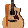 Taylor Embroidered Suede 2.5" Guitar Strap - Honey