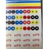 Hot Wheels Vintage 1969 Hot Wheels STICK-AROUNDS Decal Sheets SEALED,