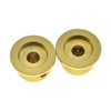 2-Pack Set Screw Style Aluminium Potentiometer Knobs 1/4" Universal Top