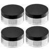 50g Plastic Empty Powder Puff Case with Net Sifter Lid,