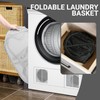 Collapsible Laundry Baskets, 3 Pack Mesh Pop-Up Laundry Hampers