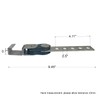 Emotor Industries Heavy Duty Open End Thick Swivel Metal Bracket