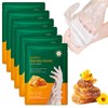 6 Pairs Hand Mask Gloves - Honey Hand Moisturiser Gloves