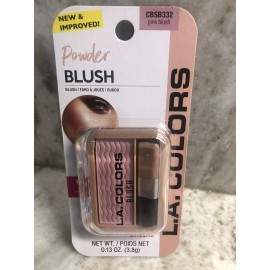 L.A. Colors Pink Blush CBSB332Powder Blush:0.13oz/3