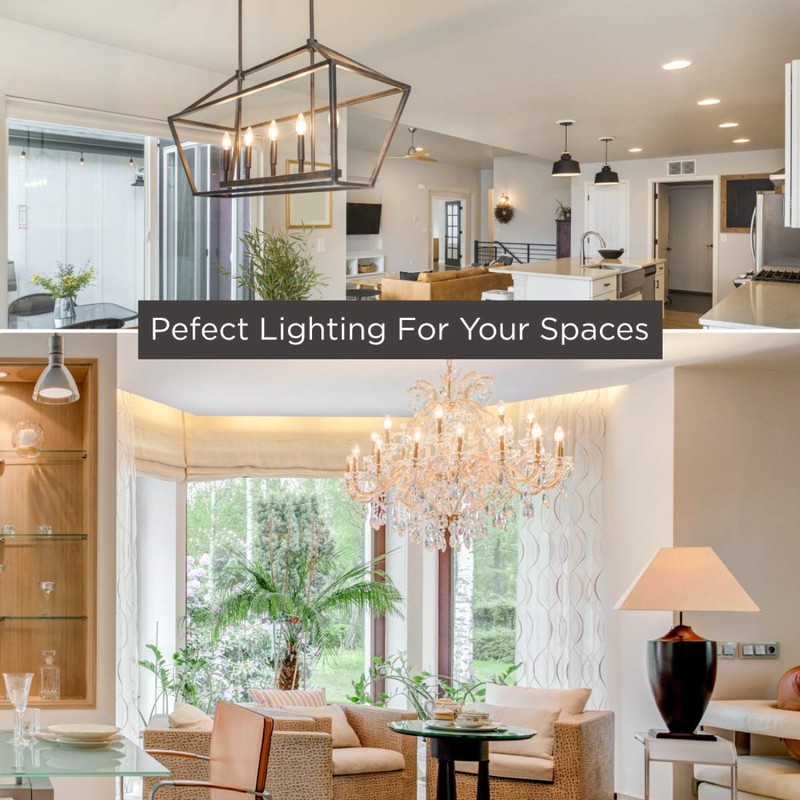 15 Watt Flame Tip Candelabra Light Bulbs | CA10 Clear