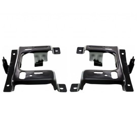 For Ford F-150 2005 06 07 2008 Bumper Bracket Driver and Passenger Side | Pair | Front | FO1066172, FO1067172 | 6L3Z17B985AA, 6L3Z17B984AA