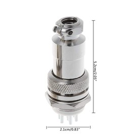 WYLZLKX GX20 Aviation Connector Male And Female 2/3/4/5/6/7/8 Pin Socket Plug.2PIN