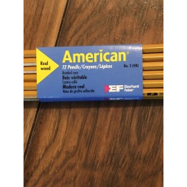 E.FABER Vintage American real wood Enerhard Faber No. 2 pencils (pack of 12)