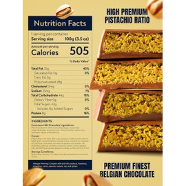 BARBEE Dubai Chocolate Bar 70% Pistachio, Crunchy Loaded Viral Knafeh Chocolate Bar with Pistachio and Kataifi, 3.5 oz (100gr) (Mini)