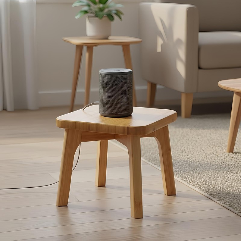 PELYN Wooden Step Stool for Kids & Adults – Small