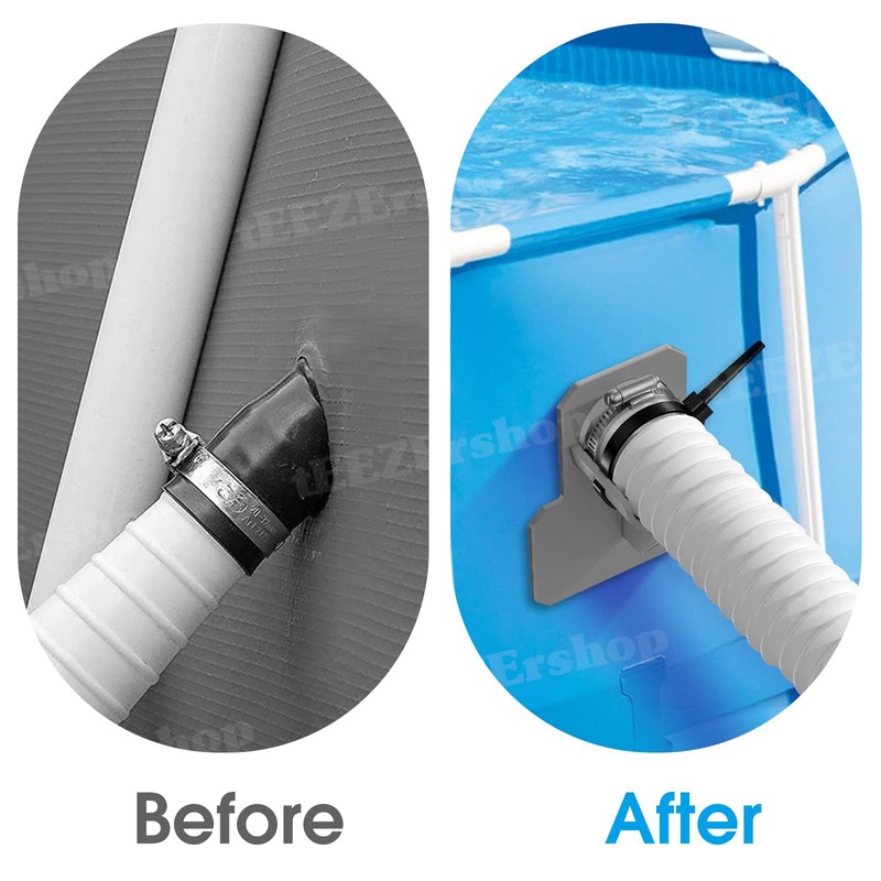 4 Pcs Swimming Pool Pipe Holders, Above Ground Pool Accessories