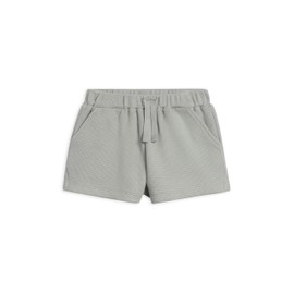 Colored Organics Baby and Kids Unisex Organic Cotton Shorts - Mist Waffle 3-6M