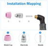 25PCS Plasma Cutter Nozzle Tips Lightweight Reusable Plasma Cutter Electrode