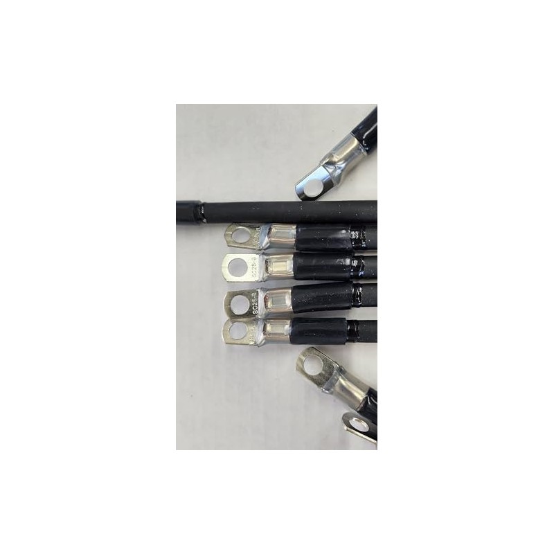 True® 7 Piece Complete Battery Cable kit Compatible with EZGO