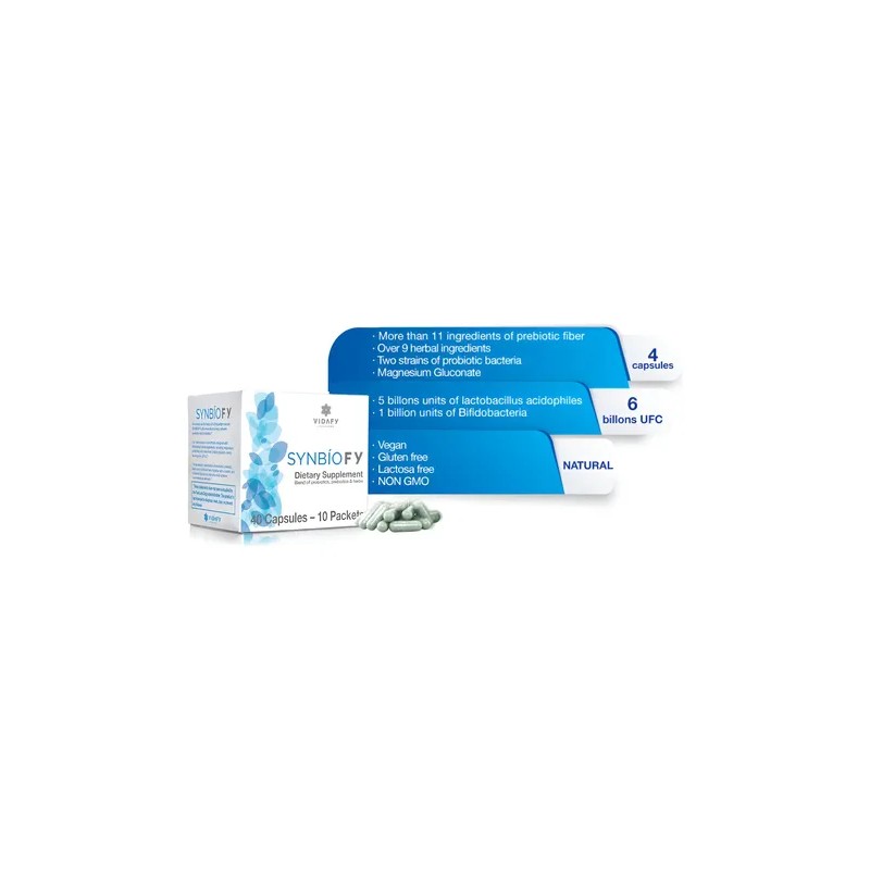 Synbiofy Limpieza Intestinal Desintoxicacion Integral Vidafy