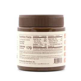 ChocZero Keto Milk Chocolate Hazelnut Spread - Keto Friendly, No Sugar Added, Best Low Carb Dessert, Perfect Topping for Almond Flour Pancakes, Naturally Sweetened with Monk Fruit (1 jar, 12 oz)