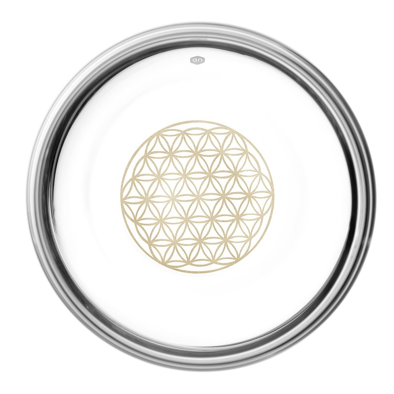 TC Mythos gold - Elegant Mythos glass with Flower of