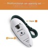 NIRPAUS Electric Can Opener with Jar Grip, Bottle Opener Automatic