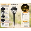 Solar Stake Light Outdoor Waterproof LED Garden Pathway Lights