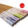 Ishida Hanagozen Chopsticks Set of 5 Pairs for Guest, Brown