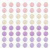 PandaHall 190pcs Matte Acrylic Beads 8mm Purple Round Loose Beads