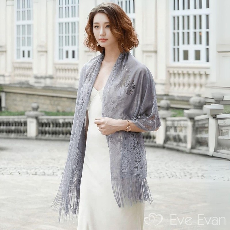 Evan EE01 Women's Stole, Lace, Formal, Weddings, After-parties, Congratulations, Condolences,