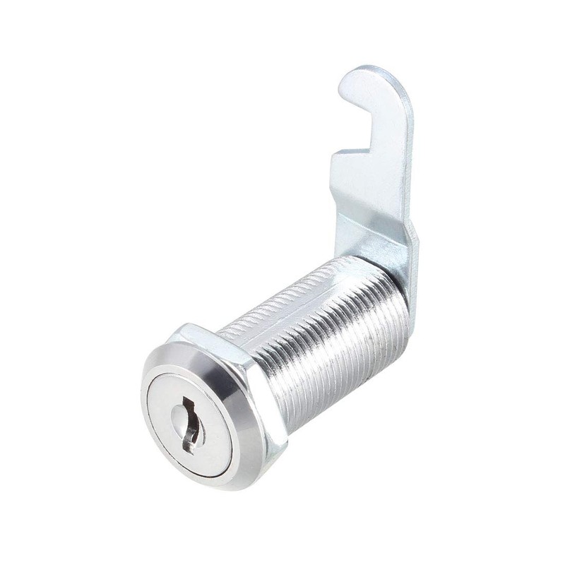 sourcing map Drum Cam Lock 1-3/8 Inch Cylinder Long Cabinet