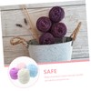 LALAFINA Woolen Scarf Hat Yarn 4 Rolls Cotton Yarn Perfect