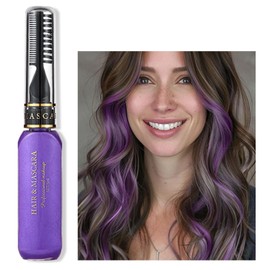 Tinte para Cabello en Crema, Lápiz de Tinte Temporal con Colores de Moda, Multiusos, Ideal para Cambios de Look Instantáneos sin Dañar el Cabello (02#)