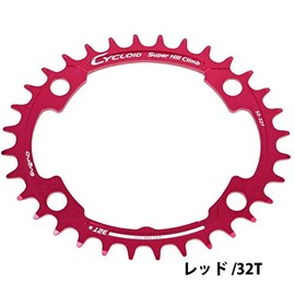 Sugino CY4-SHC Chain Ring, Red, 32T (For Multi-Tier)