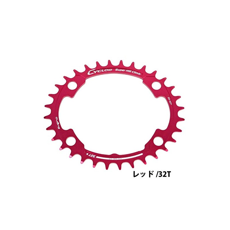 Sugino CY4-SHC Chain Ring, Red, 32T (For Multi-Tier)