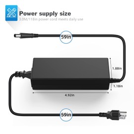 LJO-EEIH 90W Power Supply Cord Charger Adapter for HP Pavilion Dv4 Dv6 Dv7 G50 G60 G60T G61 G62 G72 2000;Elitebook 8460p 8440p 2540p 8470p 2560p 6930p 2570p 8540p ;for Hp Presario 2210B 2510P CQ40 CQ45 Cq50