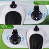 Big Teeth Headcovers Golf Headcovers Set of 3 (1FUT) /