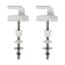 Fanmitrk Toilet Seat Fittings Parts,Plastic Fixing Kit Replacements,for Duroplast Seats Use