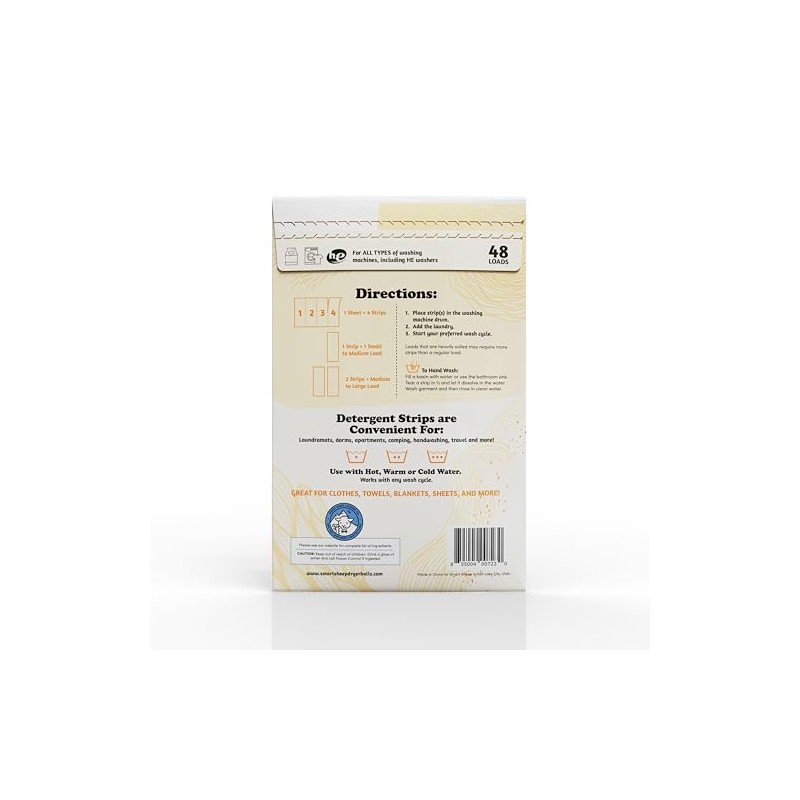 Smart Sheep - Laundry Strips - Laundry Detergent Strips -