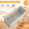 Spmarkt Premium Beige 13-inch Pullman Loaf Pan with Lid, 2.2