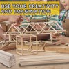 150 Pcs Balsa Wood Sticks 1/8 x 1/8 x 12