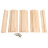 fdjamy Wine glass holder-a wooden wine glass rack and goblet