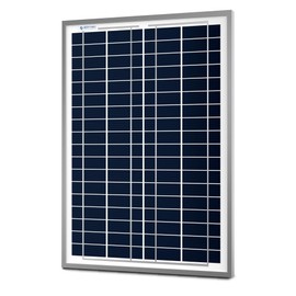 ACOPOWER 25W Poly Solar Panel, 25 Watt 12 Volt Small Solar Panel Single High Efficiency Polycrystalline Module for Battery Charger, Lighting, Boat, Gate Opener, Chicken Coop, Off-Grid Applications