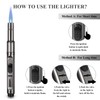 Butane Torch Lighter Long Butane Lighter Refillable Kitchen Torch Lighter