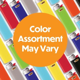 BIC Mechanical Lighter Assorted Colors 5 Count Child Resistant Safe Reliable