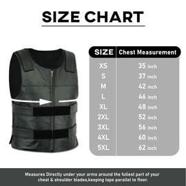Men Bullet Proof style Leather Motorcycle Vest for bikers Tactical waistcoat (as1, alpha, 3x_l, regular, regular)