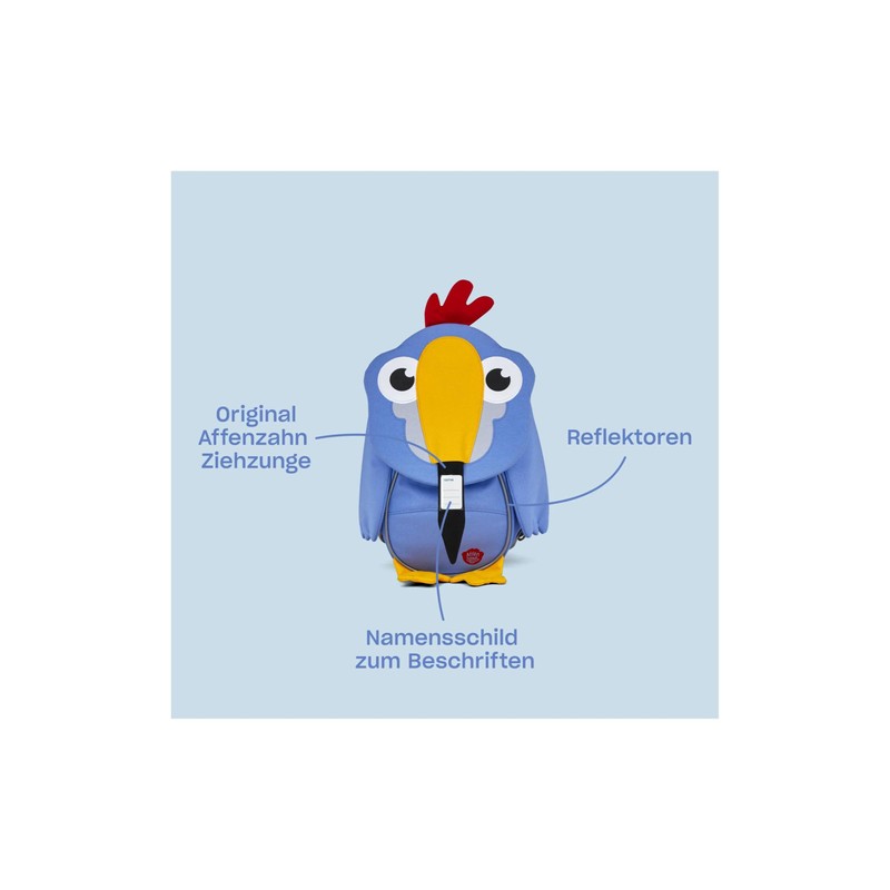 Affenzahn Little Friend Nursery Backpack for 1-3 Years Old Ergonomic