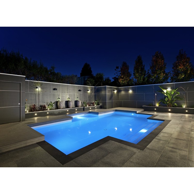 Solar Powered Motion Sensing Self-Contained Outdoor-Indoor LED Wall Step Security